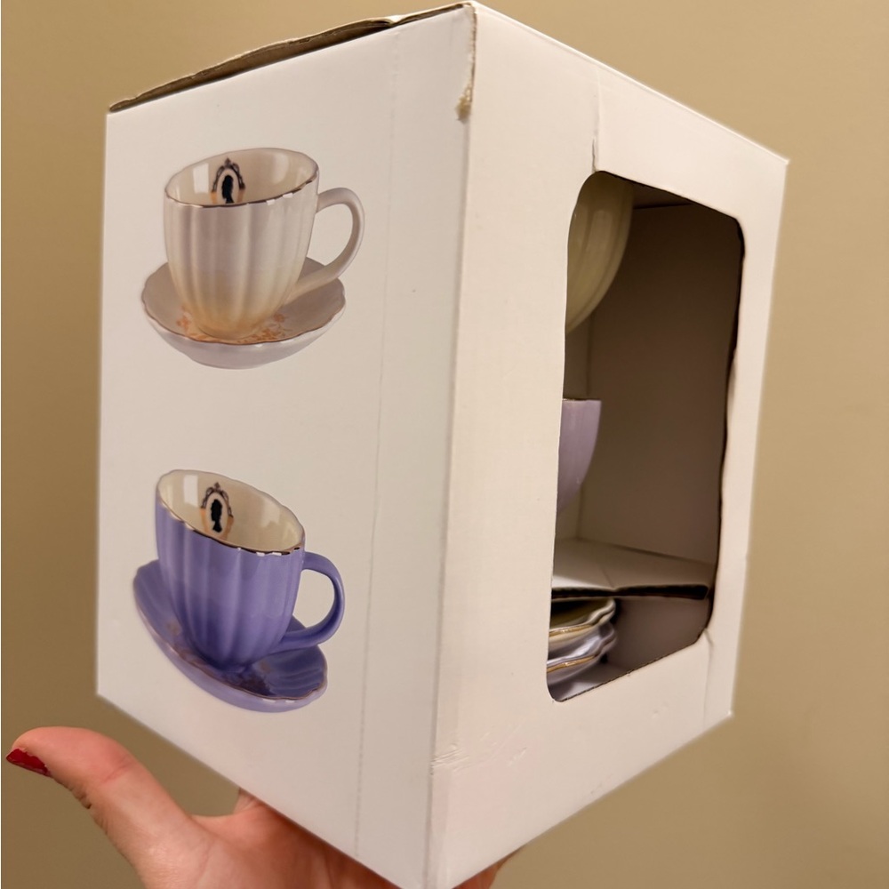 BRIDGERTON X PRIMARK Home Teacups BRAND NEW Two Pack Great Gift Shabby Chic